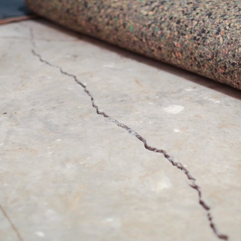 What Causes Basement Concrete Floors to Crack Over Time